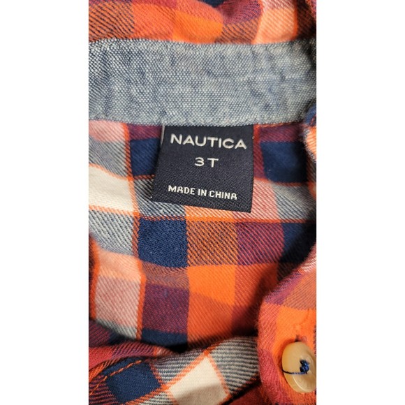 Nautica Kids Dress Shirt Button Up Kids Size 3T - Picture 4 of 4